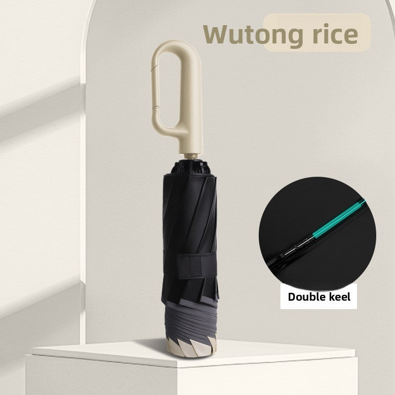 Automatic Folding Umbrella With UPF 50+ Sun Protection