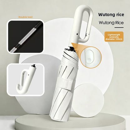 Automatic Folding Umbrella With UPF 50+ Sun Protection
