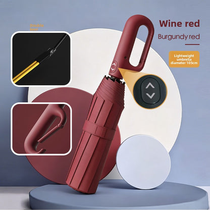 Automatic Folding Umbrella With UPF 50+ Sun Protection