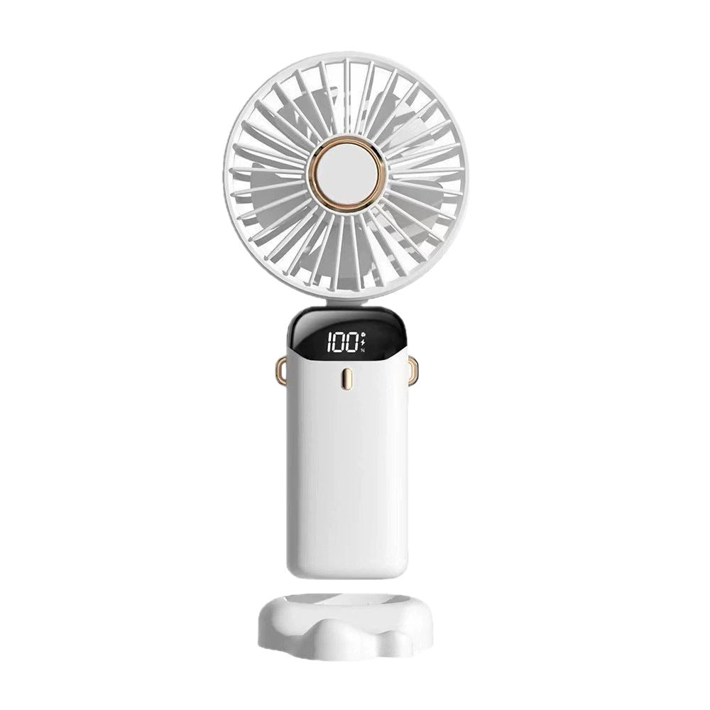 USB Rechargeable Handheld Fan With 5-Speed Airflow