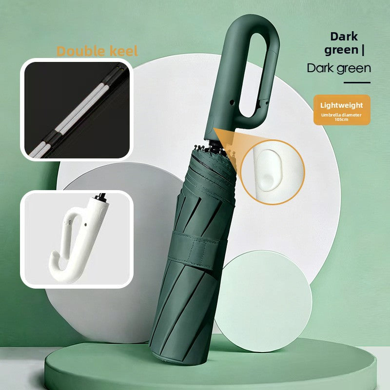 Automatic Folding Umbrella With UPF 50+ Sun Protection