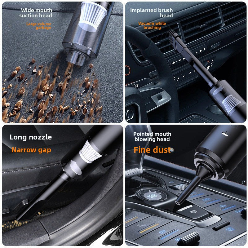 Cordless Handheld Car Vacuum Cleaner – High Suction Power
