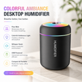 Portable Mini Humidifier & Aroma Diffuser 180ML