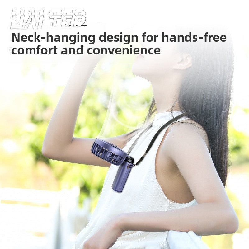 USB Rechargeable Handheld Fan With 5-Speed Airflow