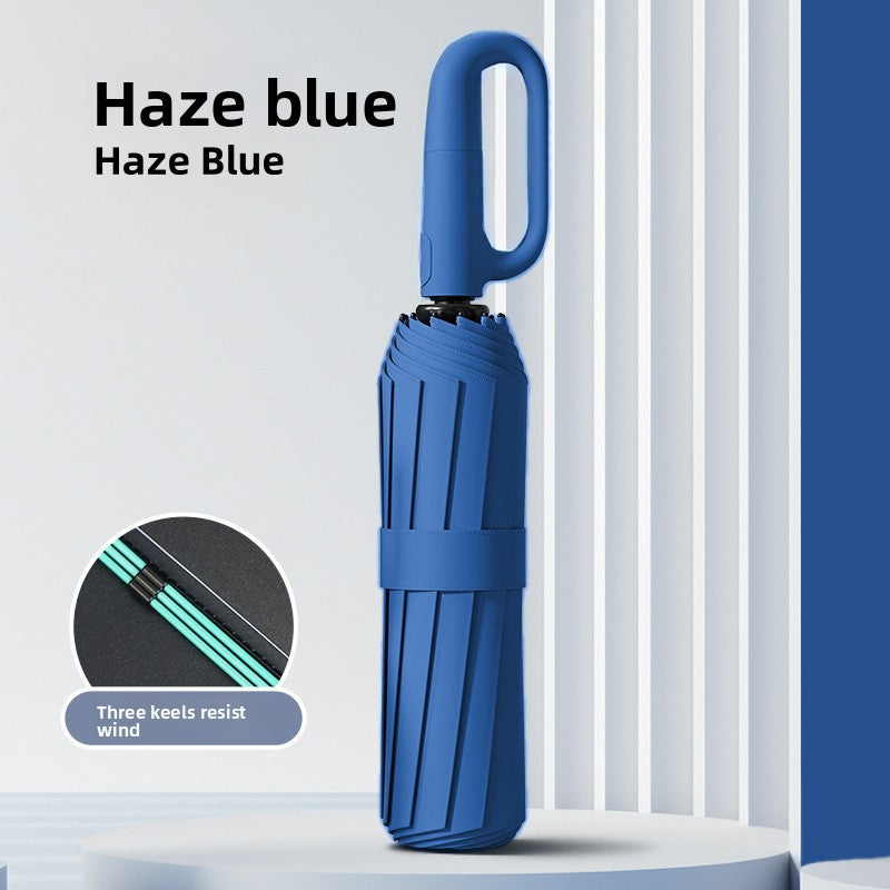 Automatic Folding Umbrella With UPF 50+ Sun Protection