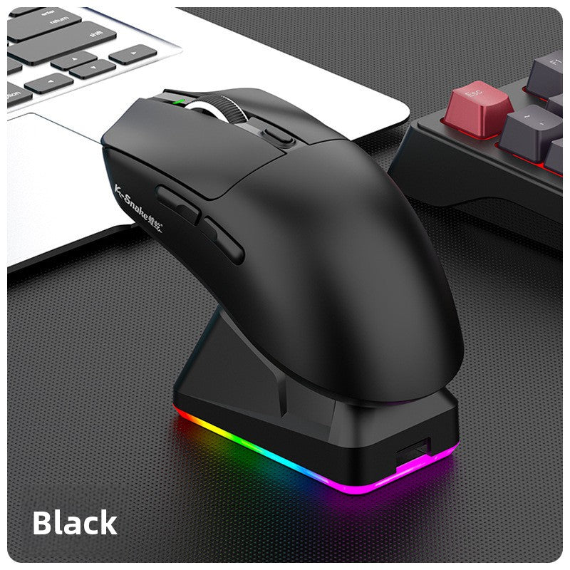 Lightweight Wireless Gaming Mouse – RGB, 3-Mode