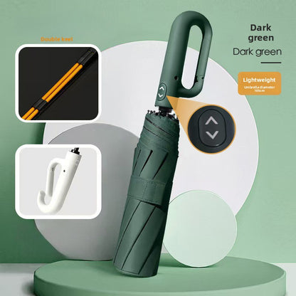 Automatic Folding Umbrella With UPF 50+ Sun Protection