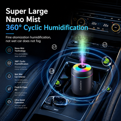 Portable Mini Humidifier & Aroma Diffuser 180ML