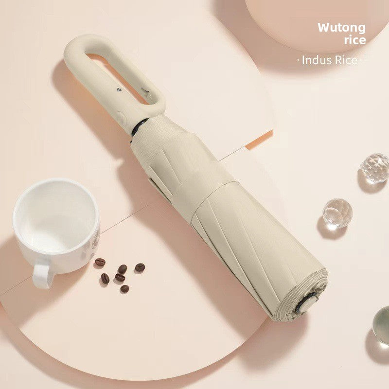 Automatic Folding Umbrella With UPF 50+ Sun Protection