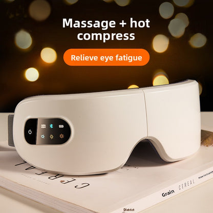 Foldable Heated Eye Massager with Steam and Vibration