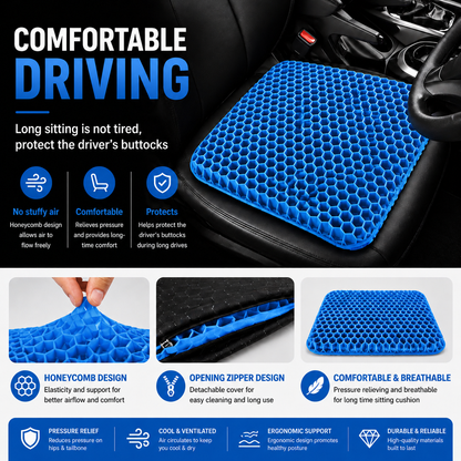 Honeycomb Seat Cushion for Lasting Comfort