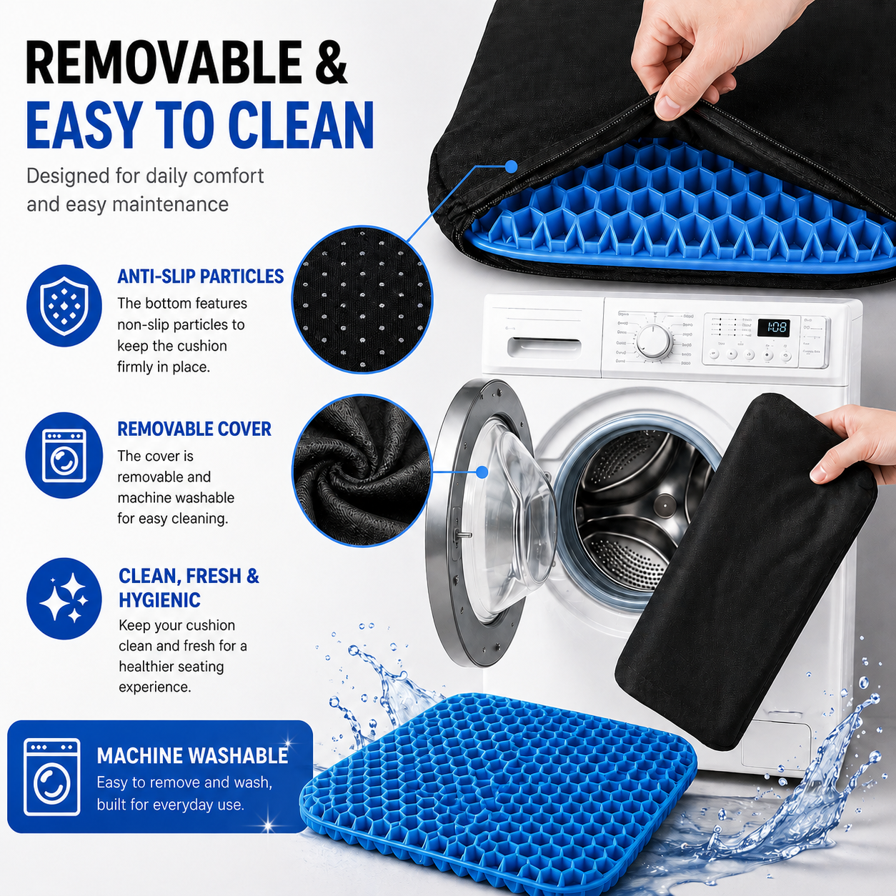 Honeycomb Seat Cushion for Lasting Comfort
