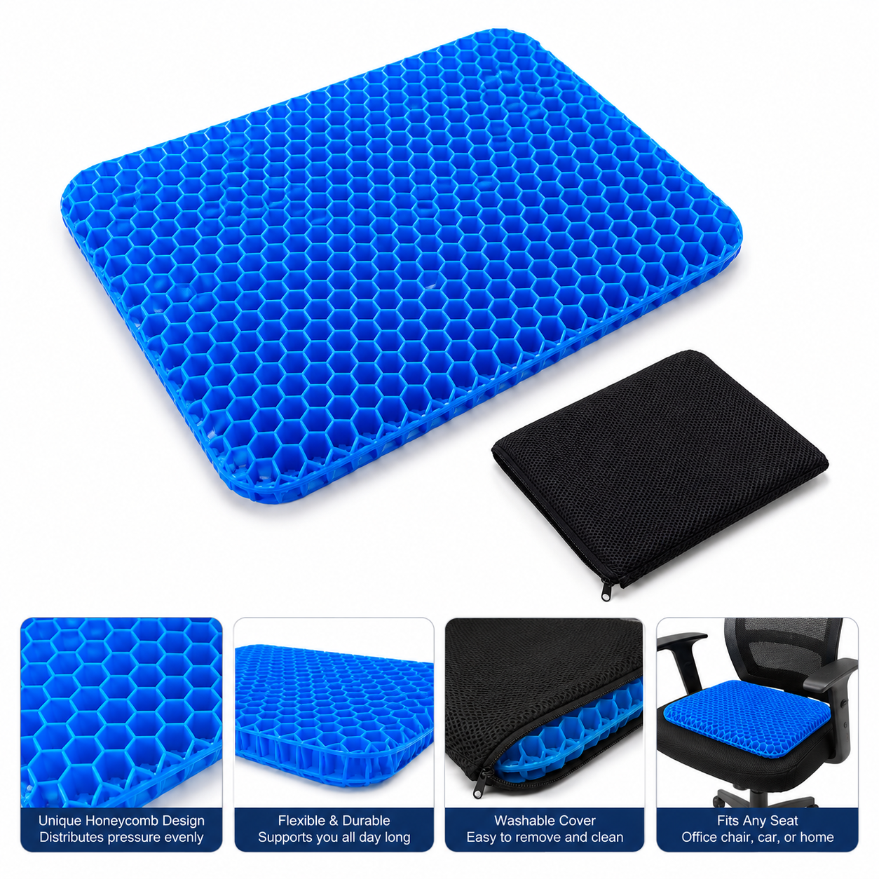 Honeycomb Seat Cushion for Lasting Comfort