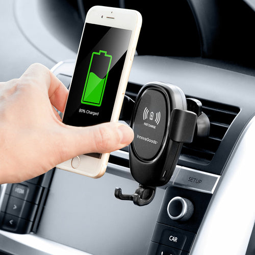Car Phone Mount With 10W Wireless Charging