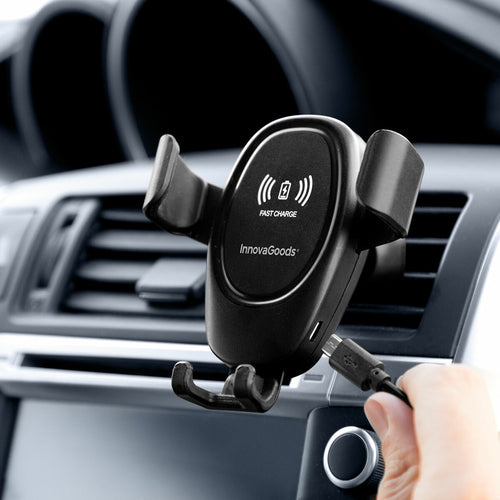 Car Phone Mount With 10W Wireless Charging
