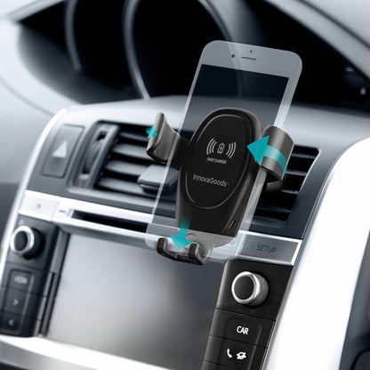 Car Phone Mount With 10W Wireless Charging