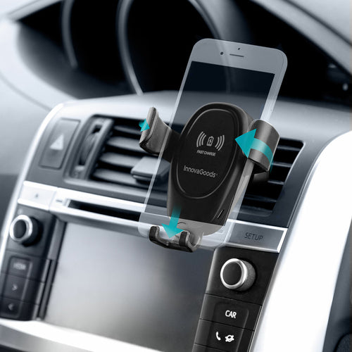 Car Phone Mount With 10W Wireless Charging