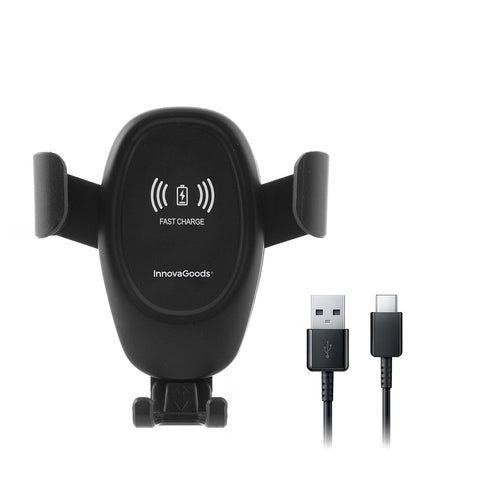 Car Phone Mount With 10W Wireless Charging