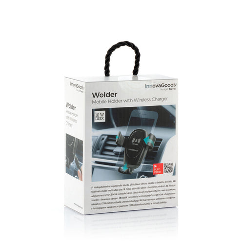Car Phone Mount With 10W Wireless Charging