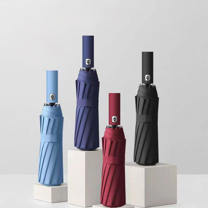 Automatic Folding Umbrella With UPF 50+ Sun Protection