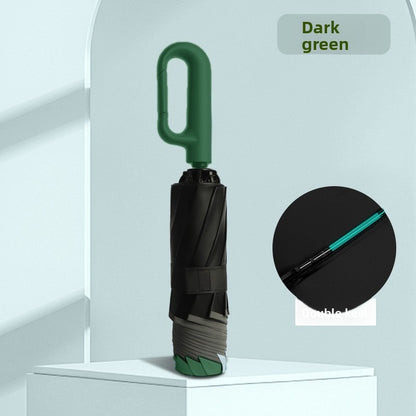 Automatic Folding Umbrella With UPF 50+ Sun Protection
