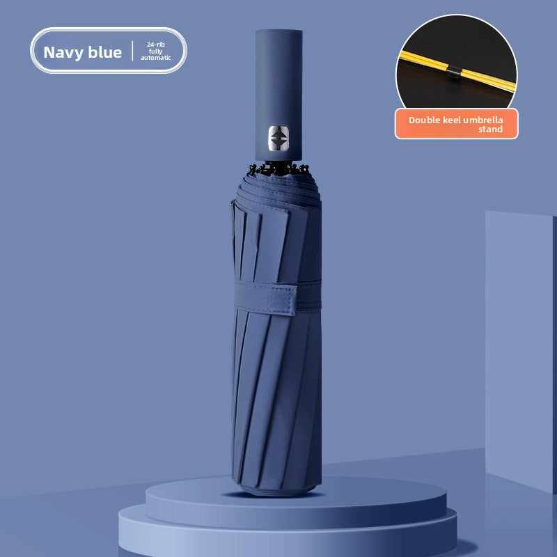 Automatic Folding Umbrella With UPF 50+ Sun Protection