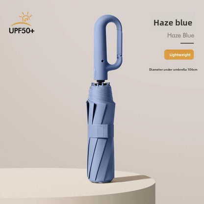 Automatic Folding Umbrella With UPF 50+ Sun Protection