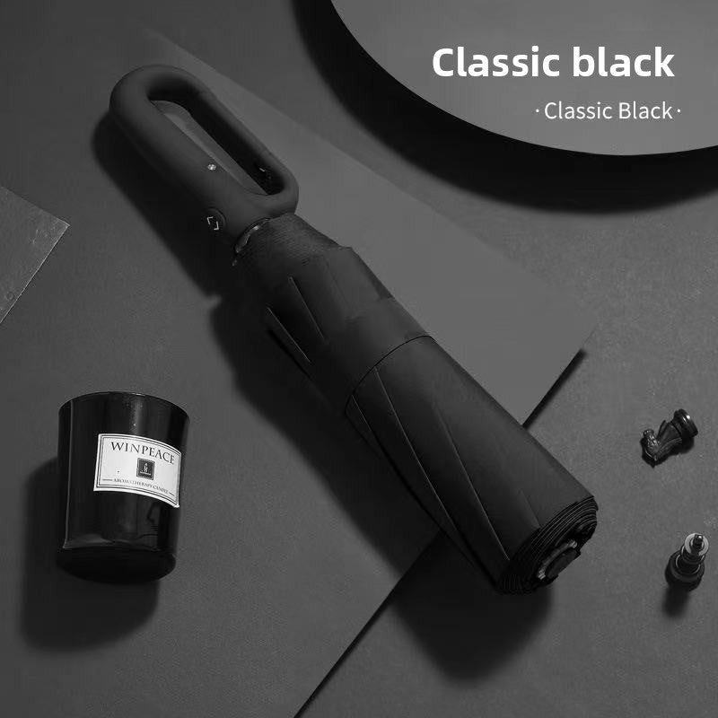 Automatic Folding Umbrella With UPF 50+ Sun Protection